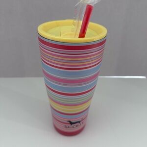 NEW Scout Brand Insulated StripedTumbler with Straw